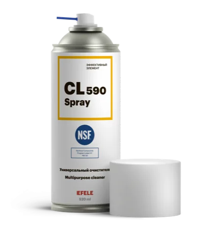 Универсальный очиститель с пищевым допуском NSF H1 EFELE  CL-590 Spray